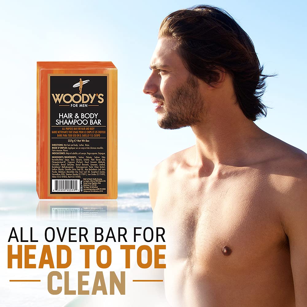 Woody's Meat & Potatoes Hair & Body Shampoo Bar - 8 oz